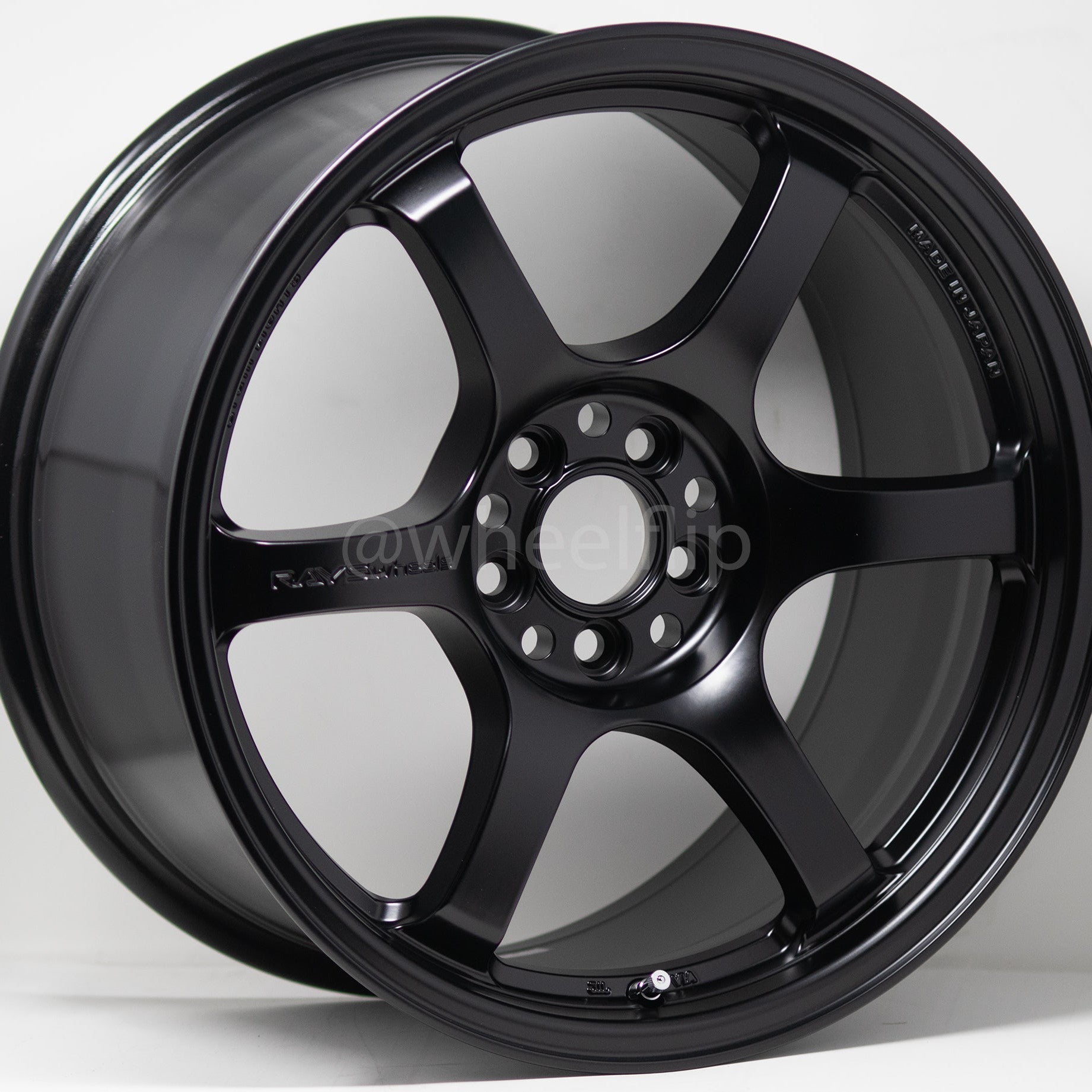 Gram Lights 57DR 17x9 +12 5x114.3 Semi Gloss Black