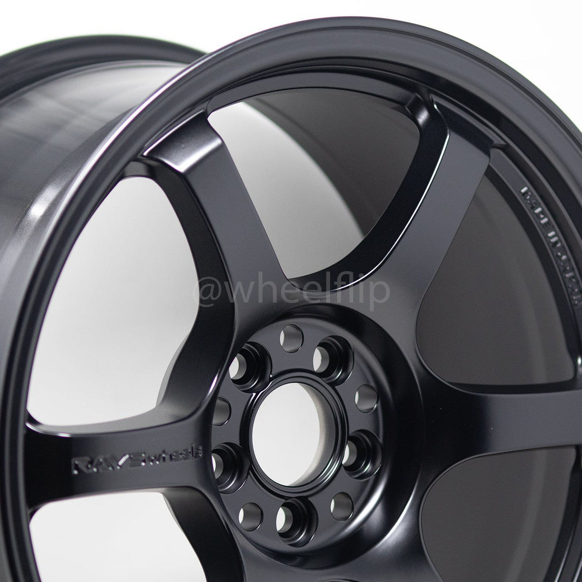 Gram Lights 57DR 17x9 +22 5x114.3 Semi Gloss Black