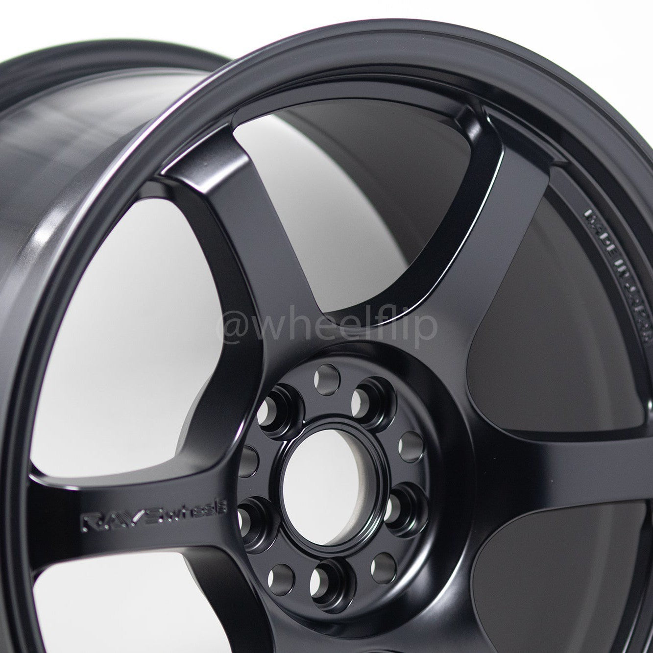 Gram Lights 57DR 17x9 +12 5x114.3 Semi Gloss Black