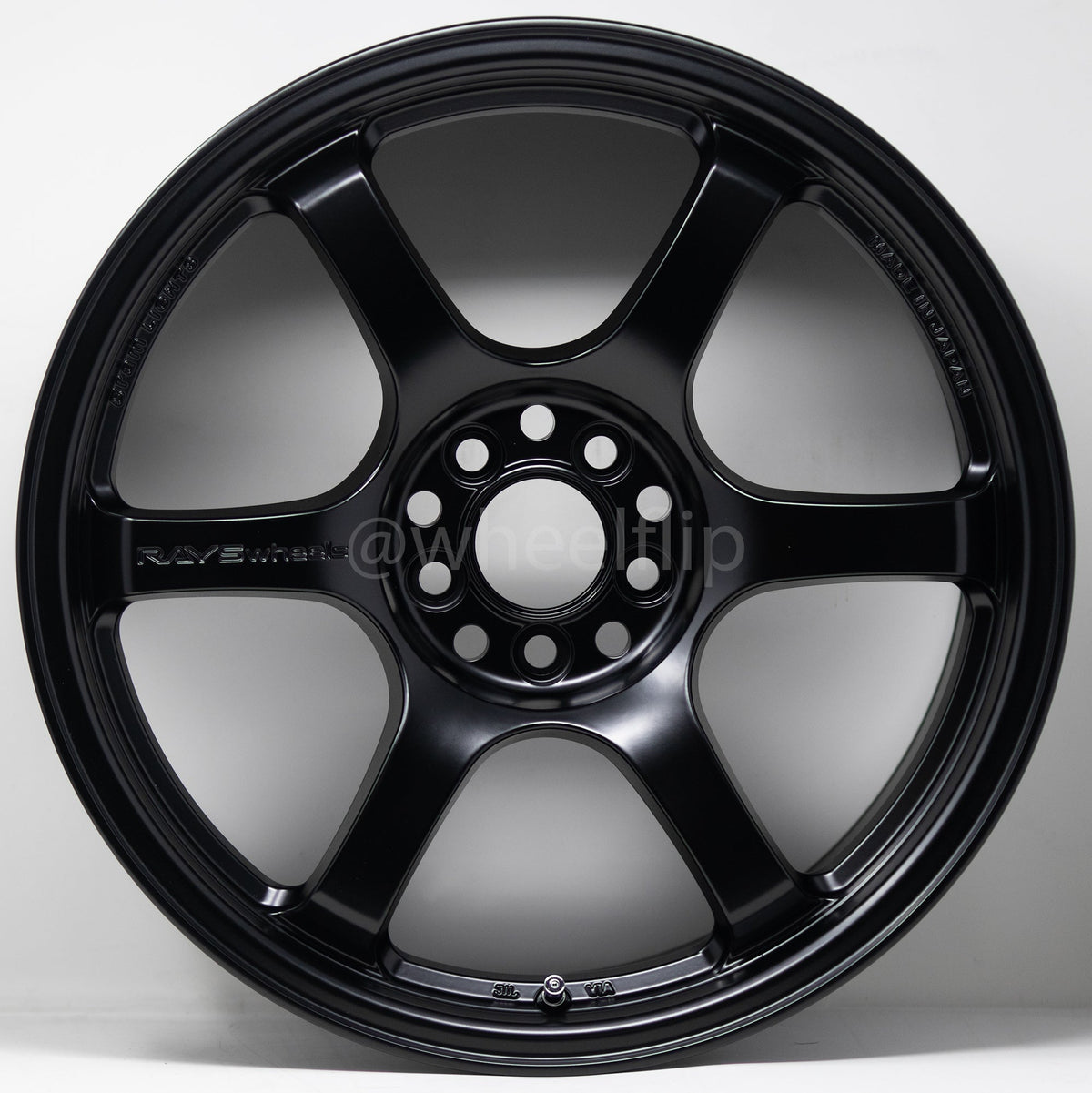 Gram Lights 57DR 17x9 +22 5x114.3 Semi Gloss Black
