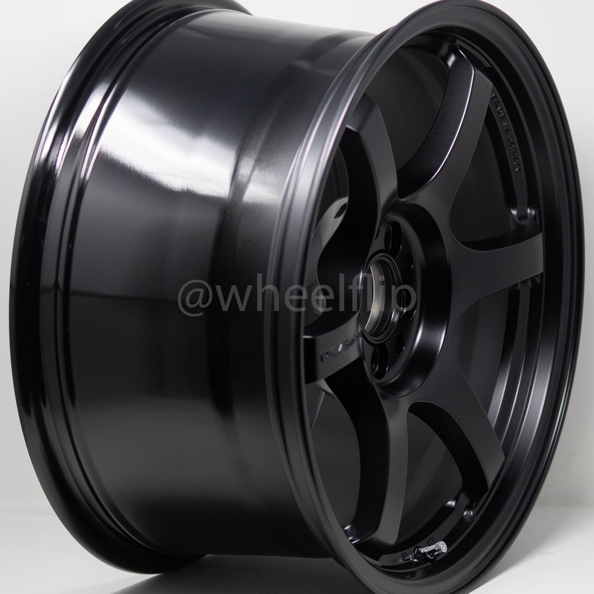 Gram Lights 57DR 17x9 +12 5x114.3 Semi Gloss Black