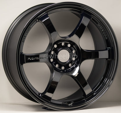 Gram Lights 57DR Dark Blue Chrome | 17x9.0" +38mm | 5x100mm Wheel