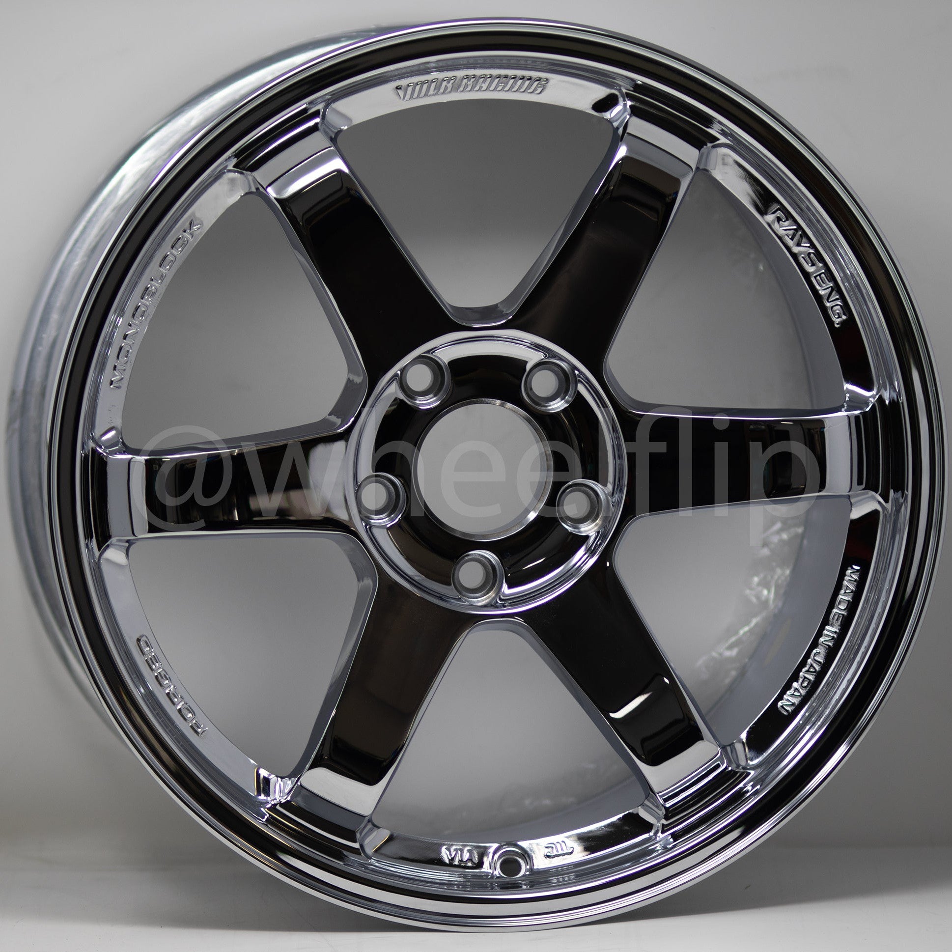 RAYS VOLK RACING TE37SL 18インチ Volk Racing TE37SL 18x9.5 +38 5x120 Chrome Plating (SET) – WheelFlip