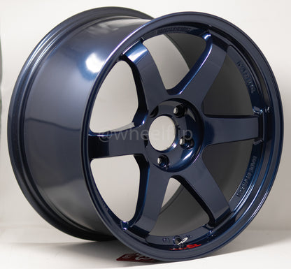 Volk Racing TE37SL 18x10 +40 5x114.3 Mag Blue (SET)