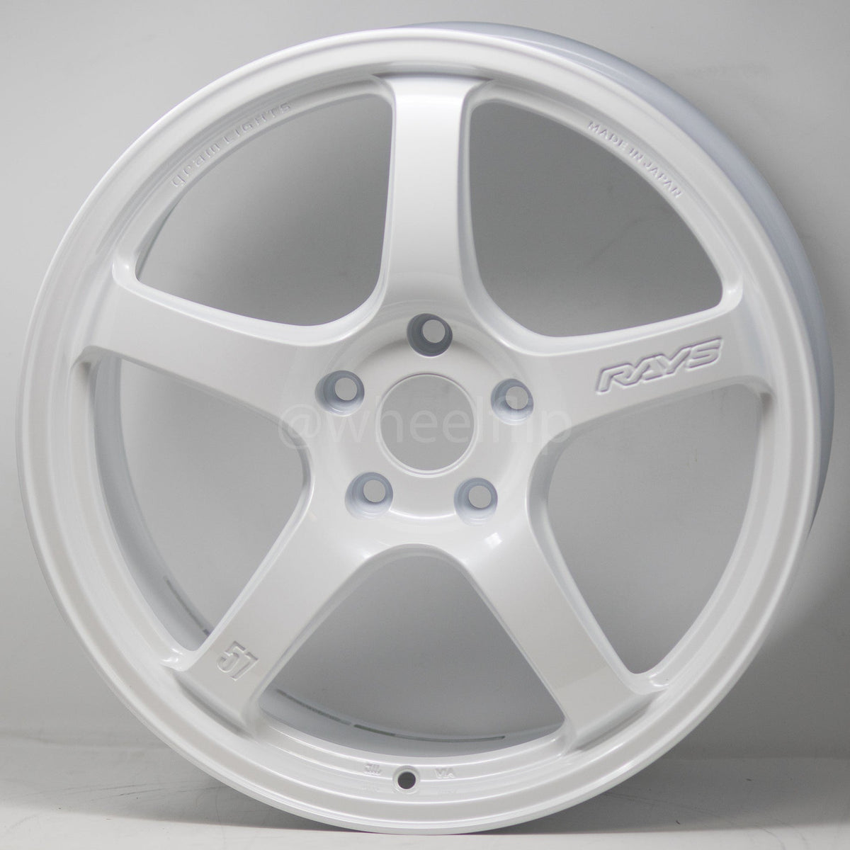 Gram Lights 57CR 18x9.5 +38 5x114.3 Ceramic White Pearl