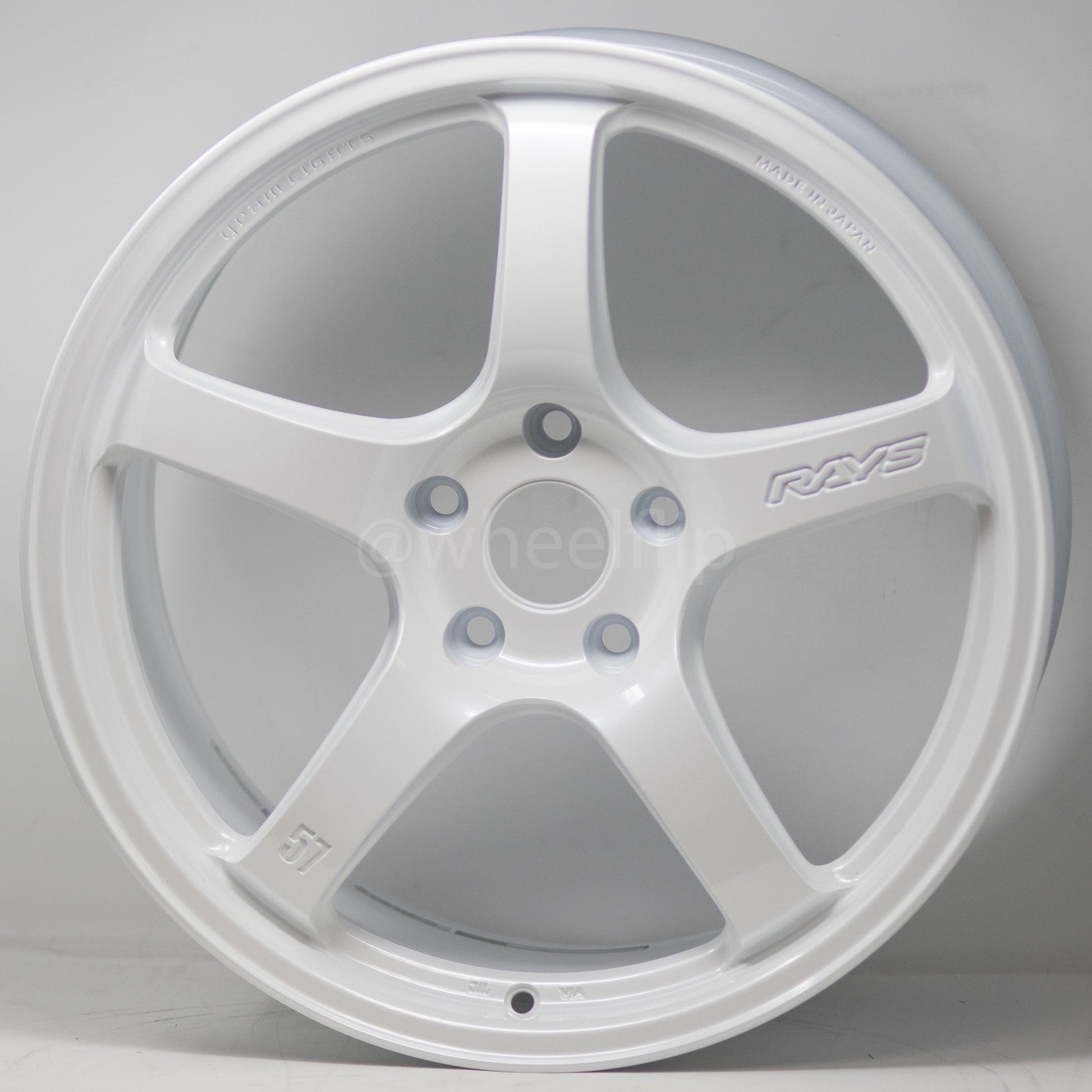 Gram Lights 57CR 18x9.5 +38 5x114.3 Ceramic White Pearl