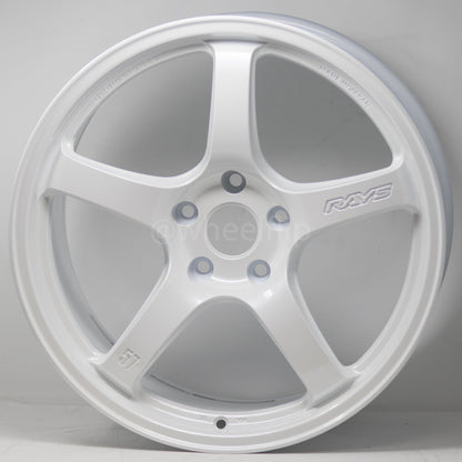 Gram Lights 57CR 18x9.5 +38 5x114.3 Ceramic White Pearl