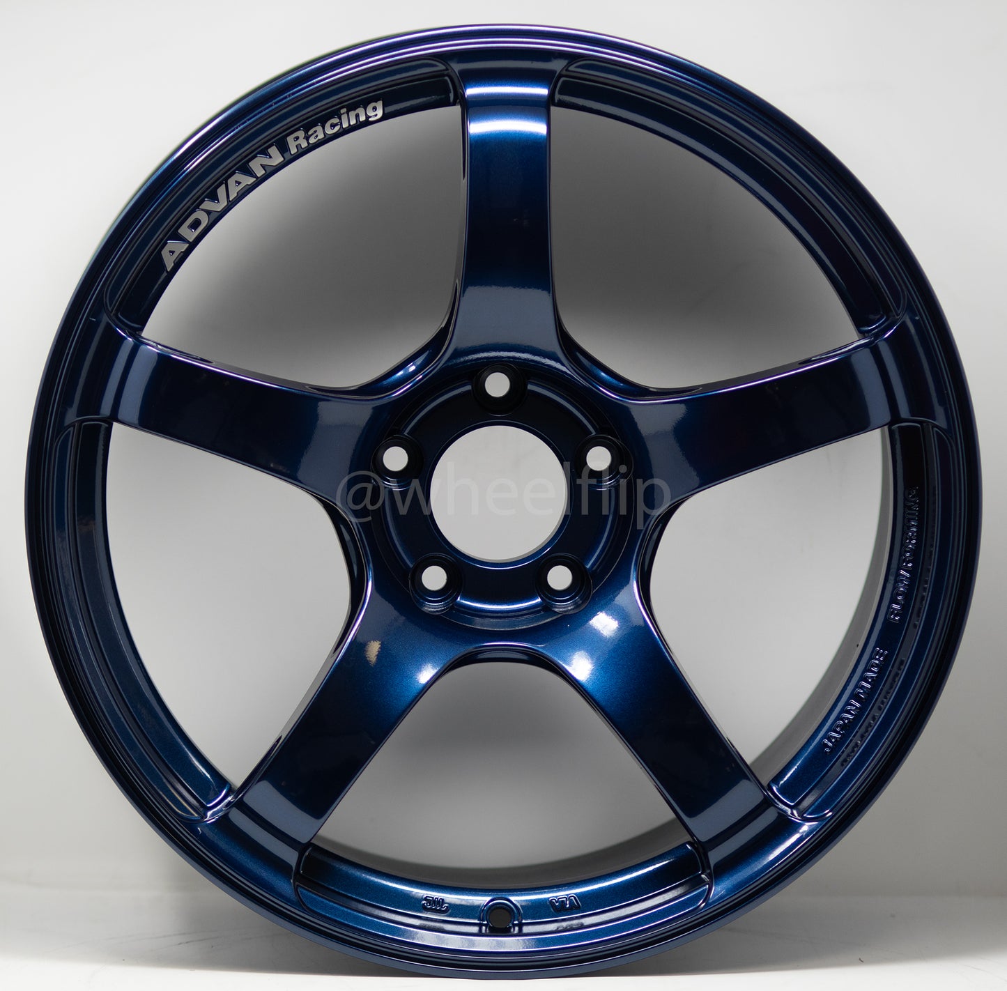 Advan TC4 18x9.5 +38 5x114.3 Racing Indigo Blue (SET)