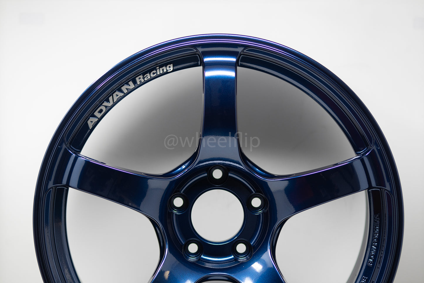 Advan TC4 18x9.5 +38 5x114.3 Racing Indigo Blue (SET)