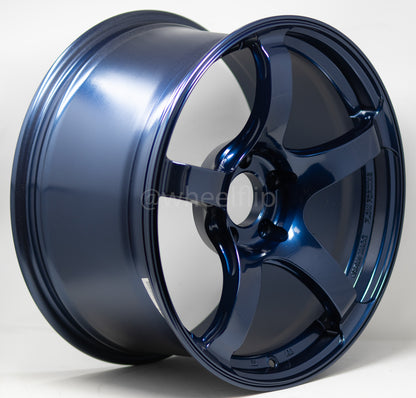 Advan TC4 18x9.5 +38 5x114.3 Racing Indigo Blue (SET)