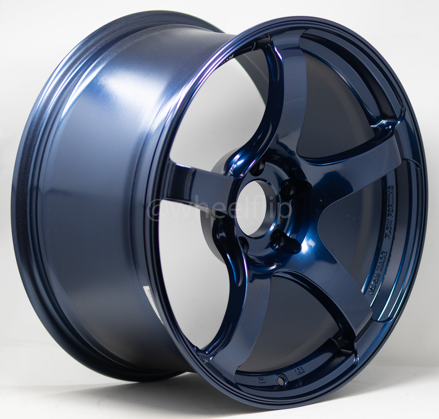 Advan TC4 18x9.5 +38 5x114.3 Racing Indigo Blue (SET)