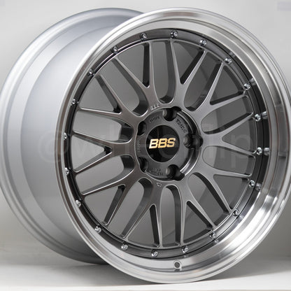 BBS LM 19x9.5 +22, 19x11 +37 5x120 Diamond Black (SET)