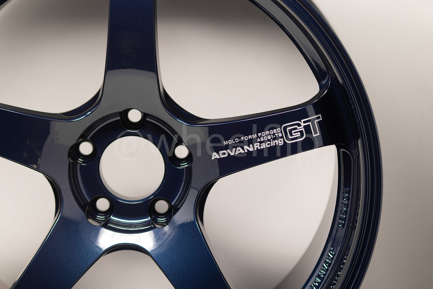 Advan GT Premium 20x10 +35, 20x12 +20 5x114.3 Racing Titanium Blue (SET)