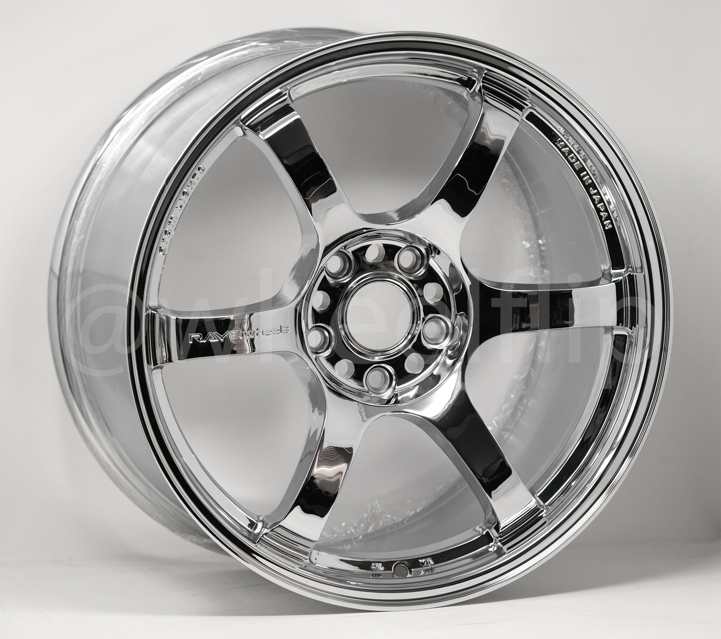 Gram Lights 57DR 18x9.5 +22 5x114.3 Chrome Plating (SET)