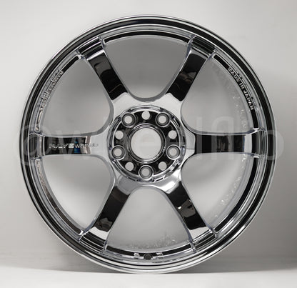 Gram Lights 57DR 18x9.5 +12 5x114.3 Chrome Plating (PAIR)