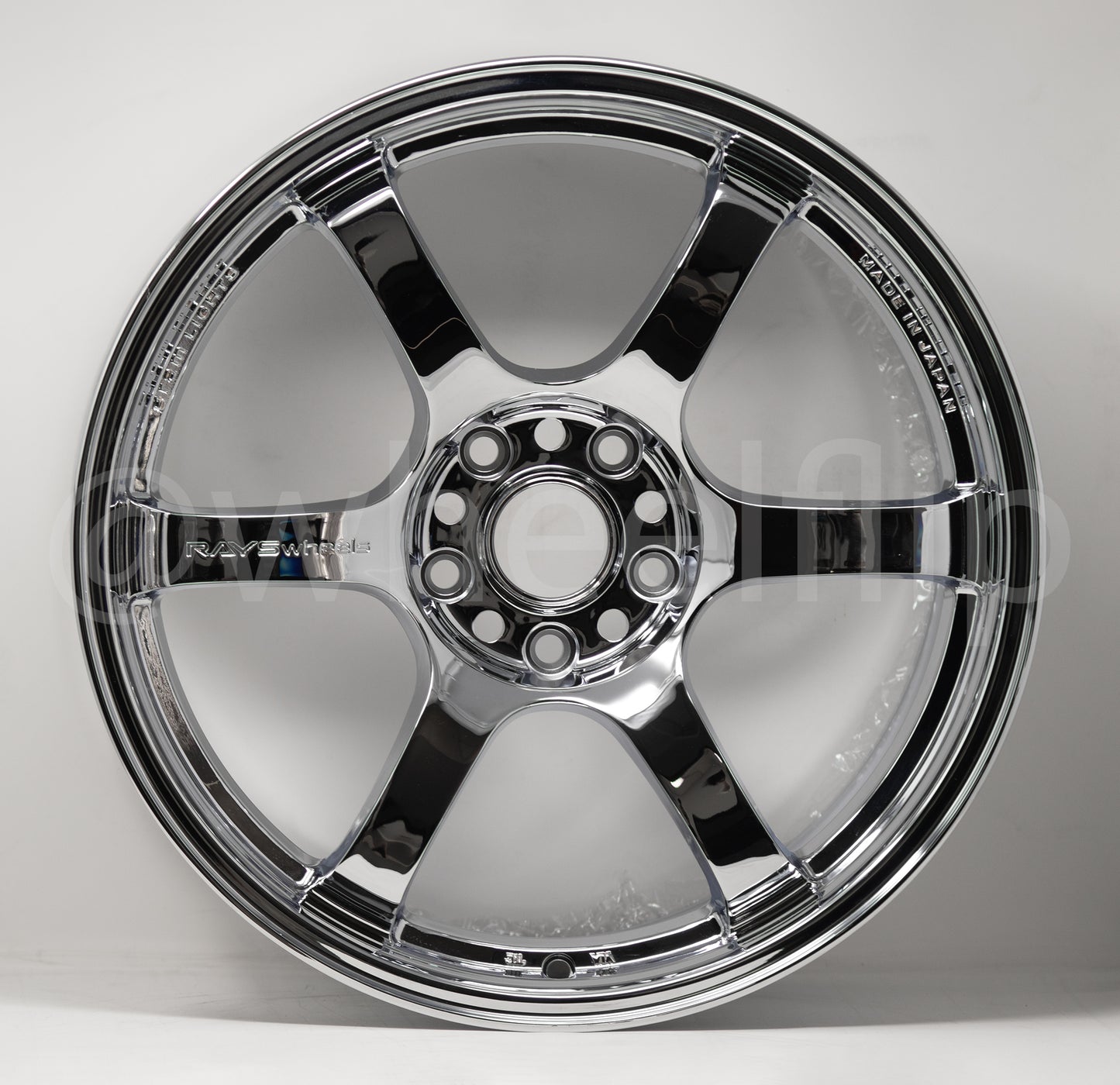 Gram Lights 57DR 18x10.5 +12 5x114.3 Chrome Plating (SET)