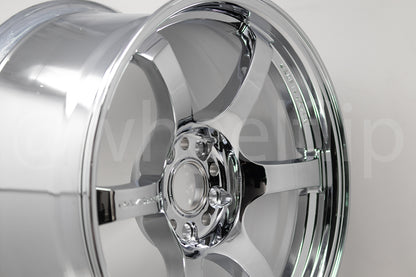 Gram Lights 57DR 18x9.5 +22 5x114.3 Chrome Plating (SET)