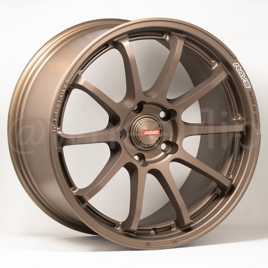 Gram Lights 57NR 18X9.5 +12 5x114.3 Dark Bronze