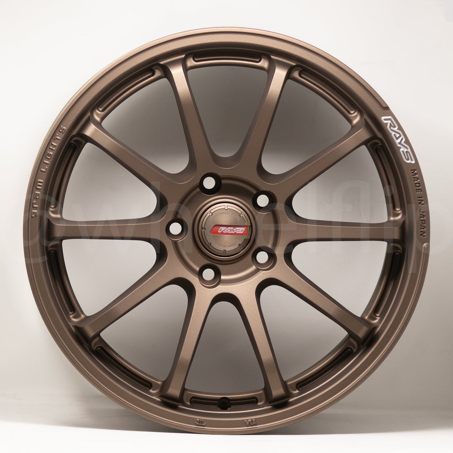 Gram Lights 57NR 18x9.5 +38 5x114.3 Dark Bronze (SET)