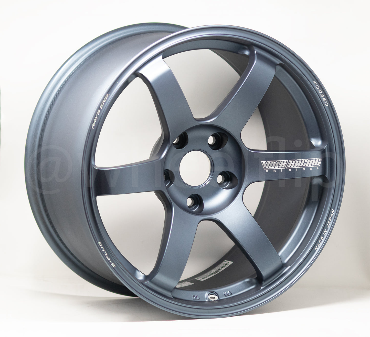 Volk Racing TE37 Saga S-Plus 18x9.5 +20 5x120 Matte Blue Gunmetal (SET)