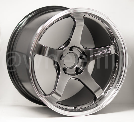 Advan GT Beyond 18x11 +15 5x114.3 Machining & Hyper Platinum Black (SET)