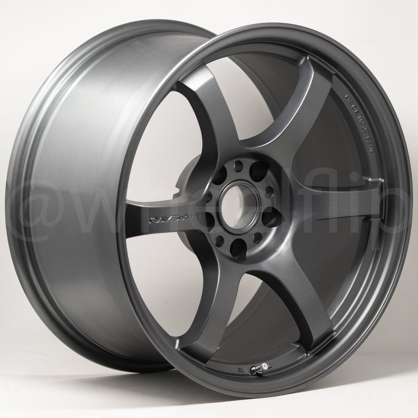 Gram Lights 57DR 18x10.5 +22 5x114.3 Gun Blue 2-WheelFlip
