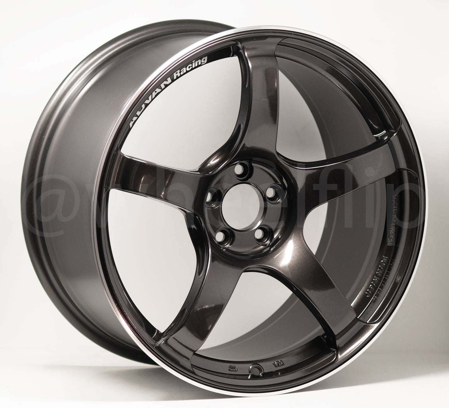 Advan TC4 18x9.5 +45 5x100 Black Gunmetallic & Ring (SET)