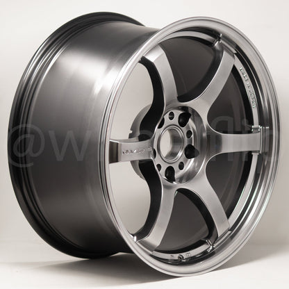 Gram Lights 57DR 18x9.5 +38 5x114.3 Grace Silver (SET)