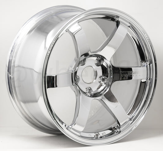 Volk Racing TE37 Saga S-Plus 18x9.5 +20 5x120 Chrome Plating (SET)