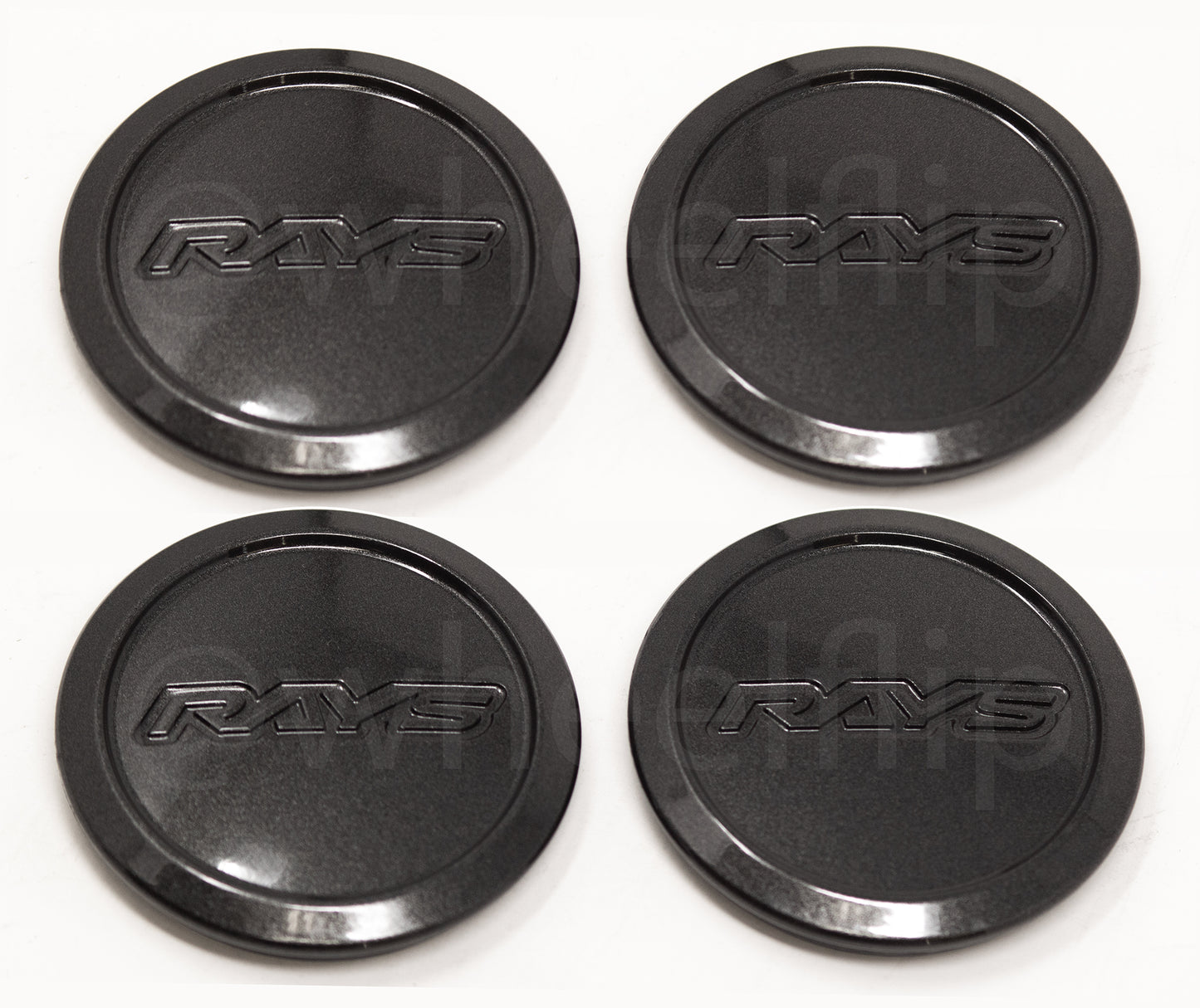 Rays Volk Racing Low Type Center Cap - Diamond Dark Gunmetal (SET)