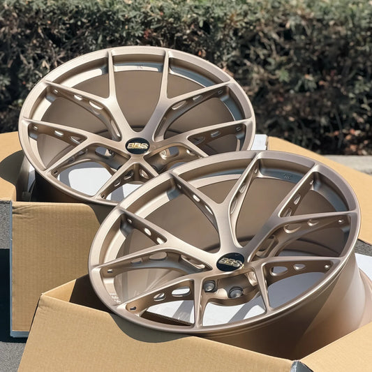 BBS FI-R Evo 20x9.5 +10, 20x10.5 +15 5x112 Citrine Gold (SET)