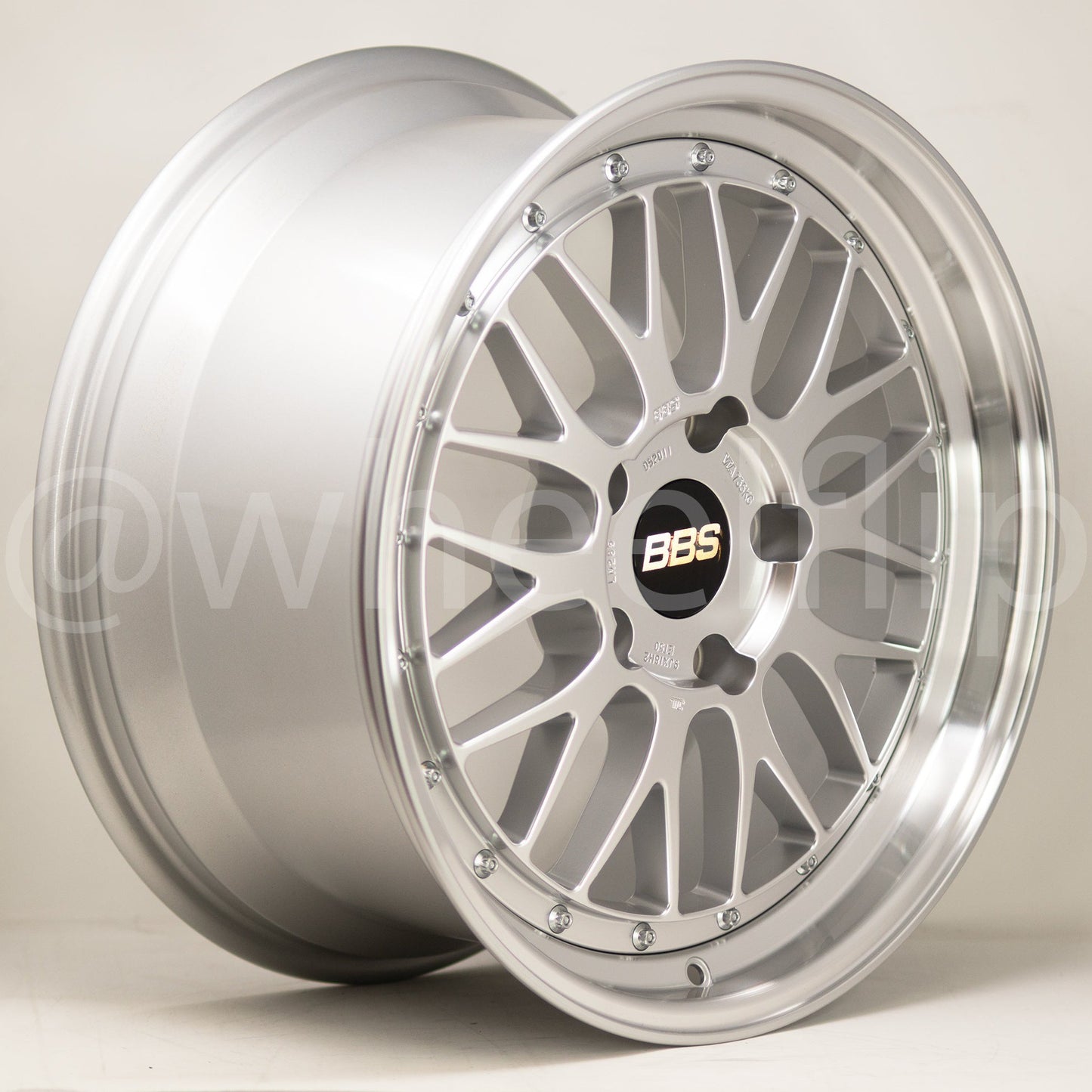 BBS LM 18x9 +50 5x130 Diamond Silver (SET)