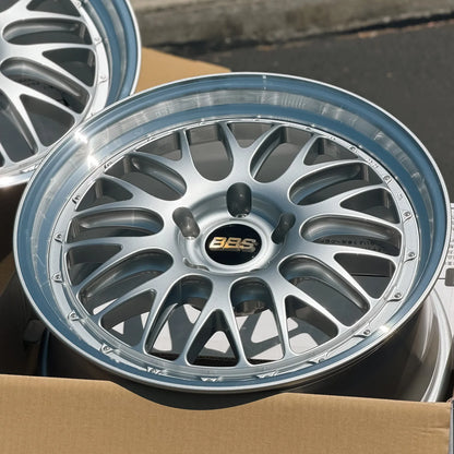 BBS RT88 20x9 +40, 21x12 +62 5x130 Silver (SET)