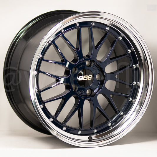 BBS LM 19x9.5 +22, 19x11 +37 5x120 Navy Blue (SET)