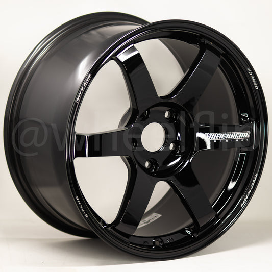 Volk Racing TE37 Saga S-Plus 18x9.5 +38 5x114.3 Black (SET)