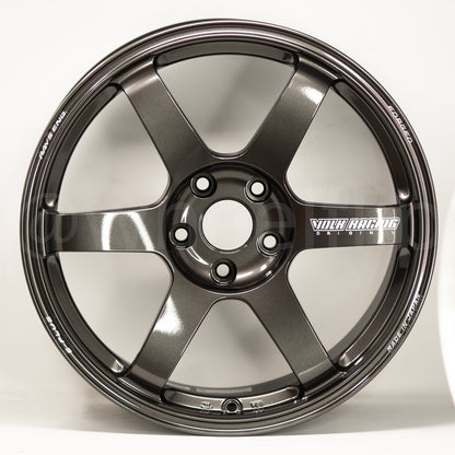 Volk Racing TE37 Saga S-Plus 18x9.5 +38 5x114.3 Diamond Black (SET)