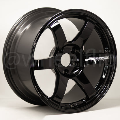 Volk Racing TE37 Saga S-Plus 17x9 +22 5x114.3 Black (SET)