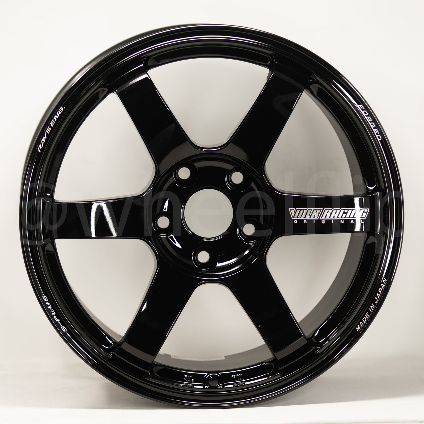 Volk Racing TE37 Saga S-Plus 17x9 +22 5x114.3 Black (SET)