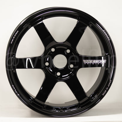 Volk Racing TE37 Saga S-Plus 17x9 +22 5x114.3 Black (SET)