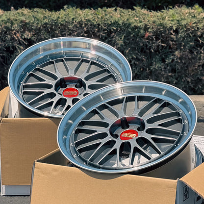BBS LM 20x10 +30, 20x11 +10 5x114.3 Diamond Black (SET)