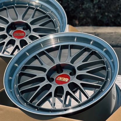 BBS LM 20x10 +30, 20x11 +10 5x114.3 Diamond Black (SET)