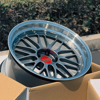 BBS LM 20x10 +30, 20x11 +10 5x114.3 Diamond Black (SET)