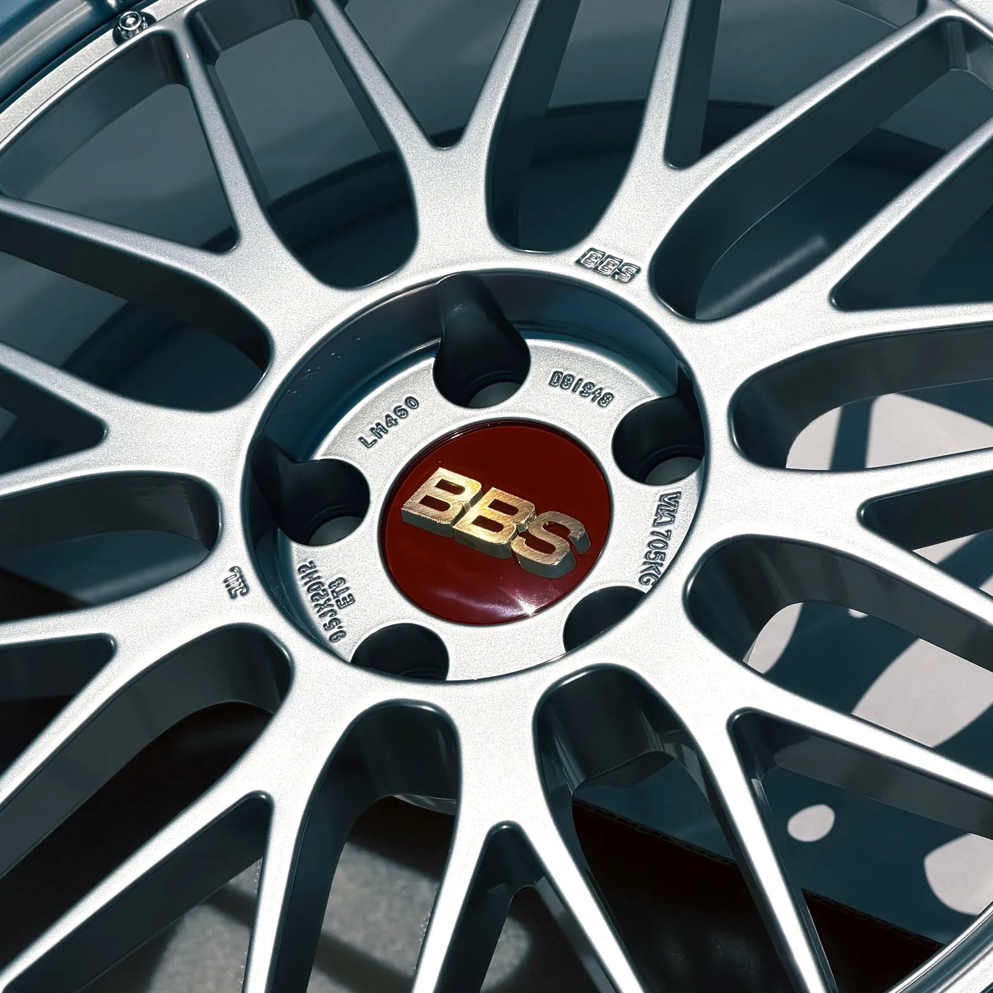 BBS LM 20x9.5 +8, 20x10.5 +15 5x112 Diamond Silver (SET)