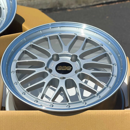 BBS LM 19x8.5 +50, 19x12 +44 5x130 Diamond Silver (SET)