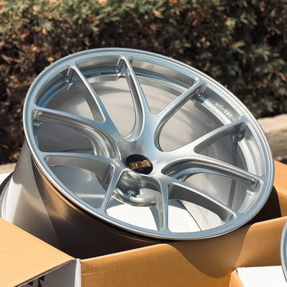 BBS RI-A 19x9 +50, 19x12 +45 5x130 Diamond Silver (SET)