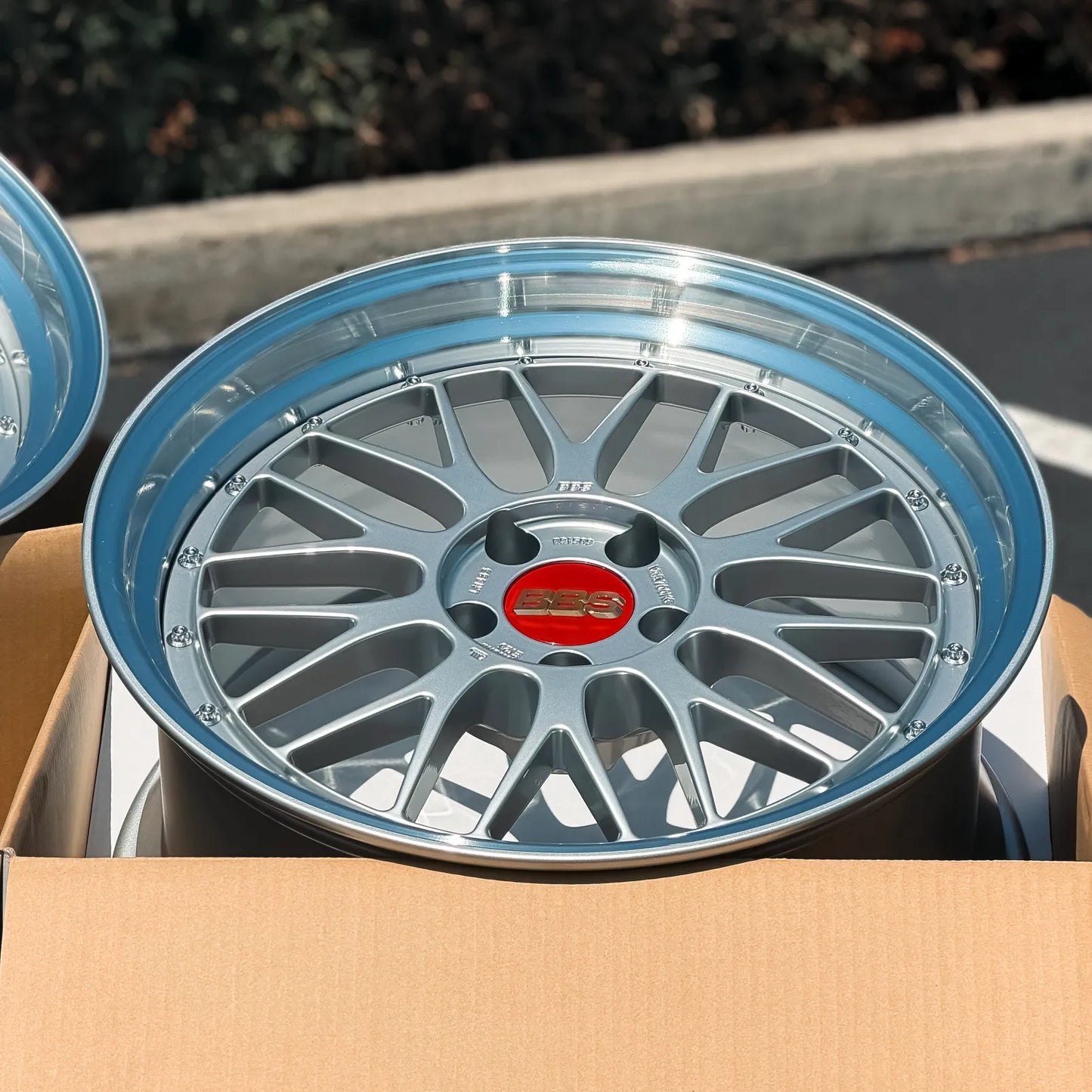 BBS LM 19x9.5 +23, 19x11 +35 5x112 Diamond Silver (SET)