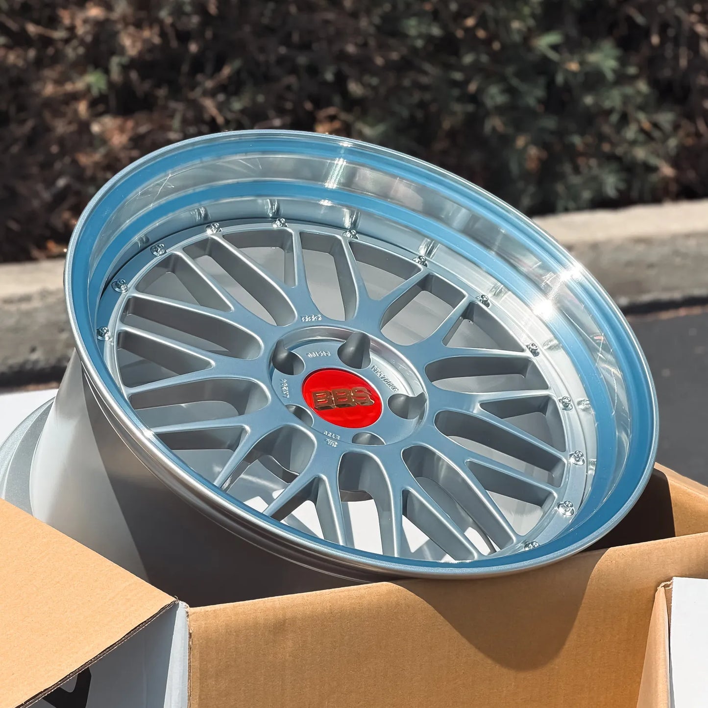 BBS LM 19x9.5 +23, 19x11 +35 5x112 Diamond Silver (SET)