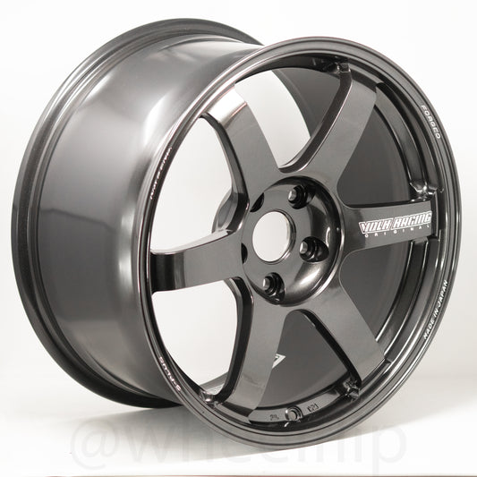 Volk Racing TE37 Saga S-Plus 18x9.5 +45 5x120 Diamond Dark Gunmetal (SET)