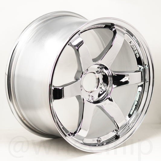 Volk Racing TE37SL 18x10 +40 5x114.3 Chrome Plating (SET)