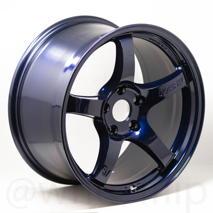Gram Lights 57CR 17x9 +38 5x114.3 Eternal Blue Pearl (SET)